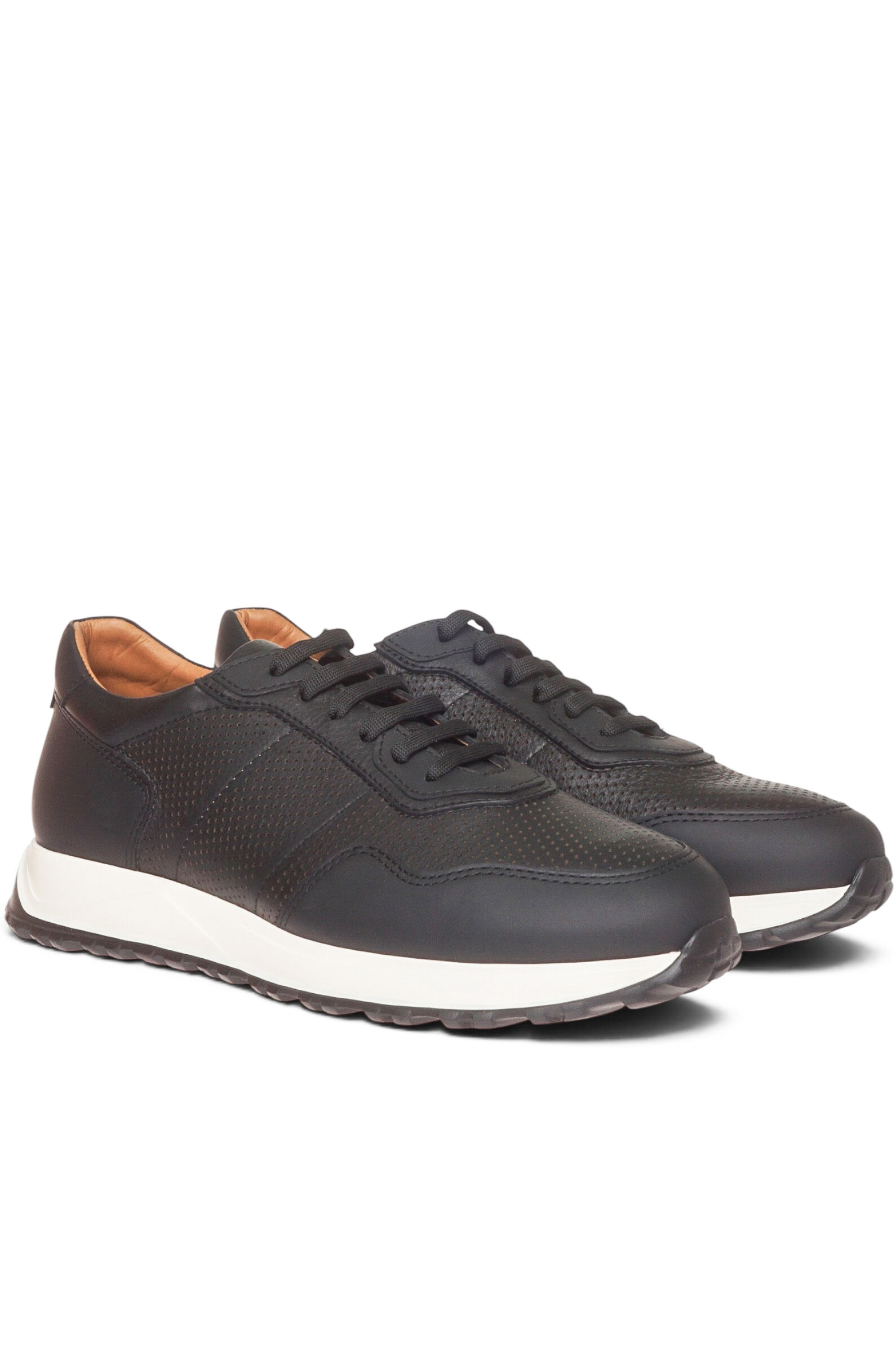 Кроссовки муж. АРТ.7694-01,чер,н.к/н.к