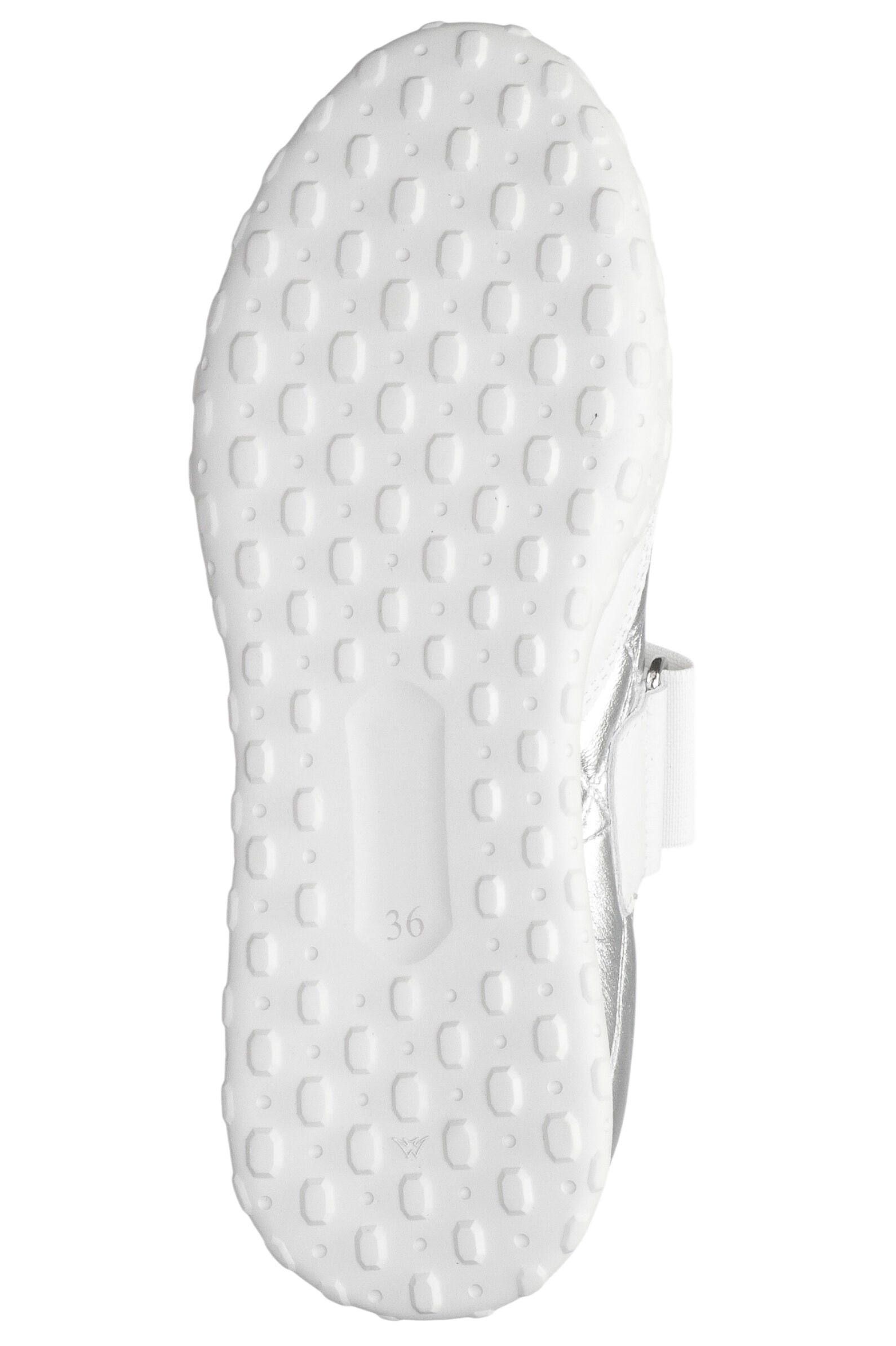 Балетки жен. АРТ.26YA-0134,бел-сереб,н.к/н.к