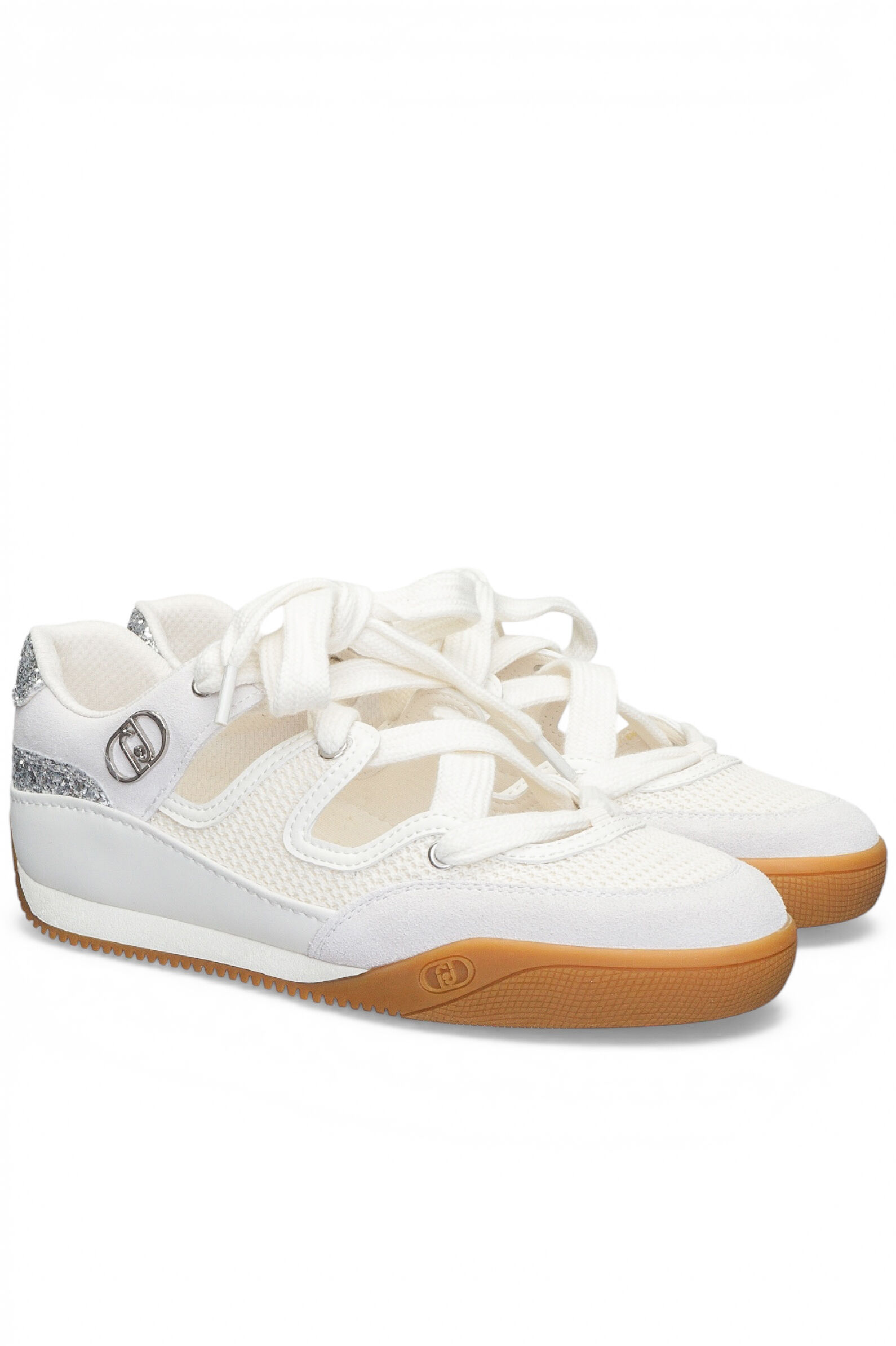 Балетки жен. АРТ.BA6037TX306S1400,бел-сер,н.з-тек-т.к/тек