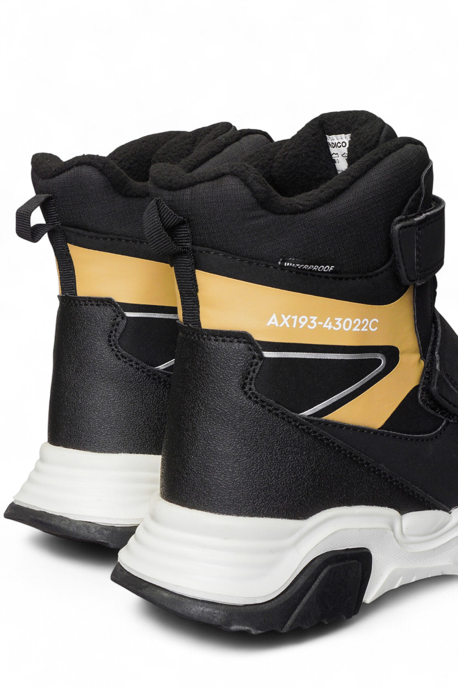 Ботинки мал. АРТ.74-0701C2,чер-беж,тек-и.к/шер