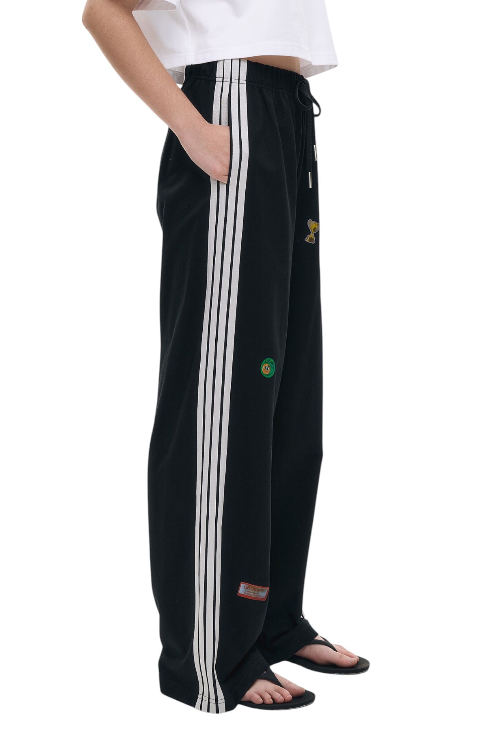 Брюки АРТ.AA237381,чер-бел,хл