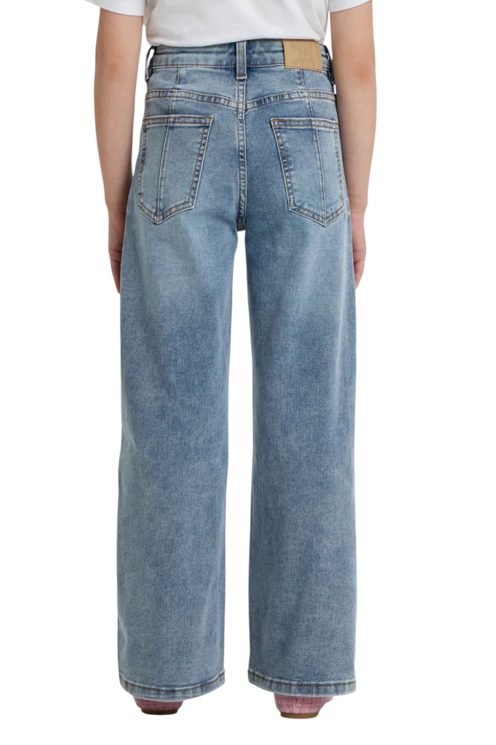 Джинсы дев. АРТ.15.134,гол,хл-пэ-спан