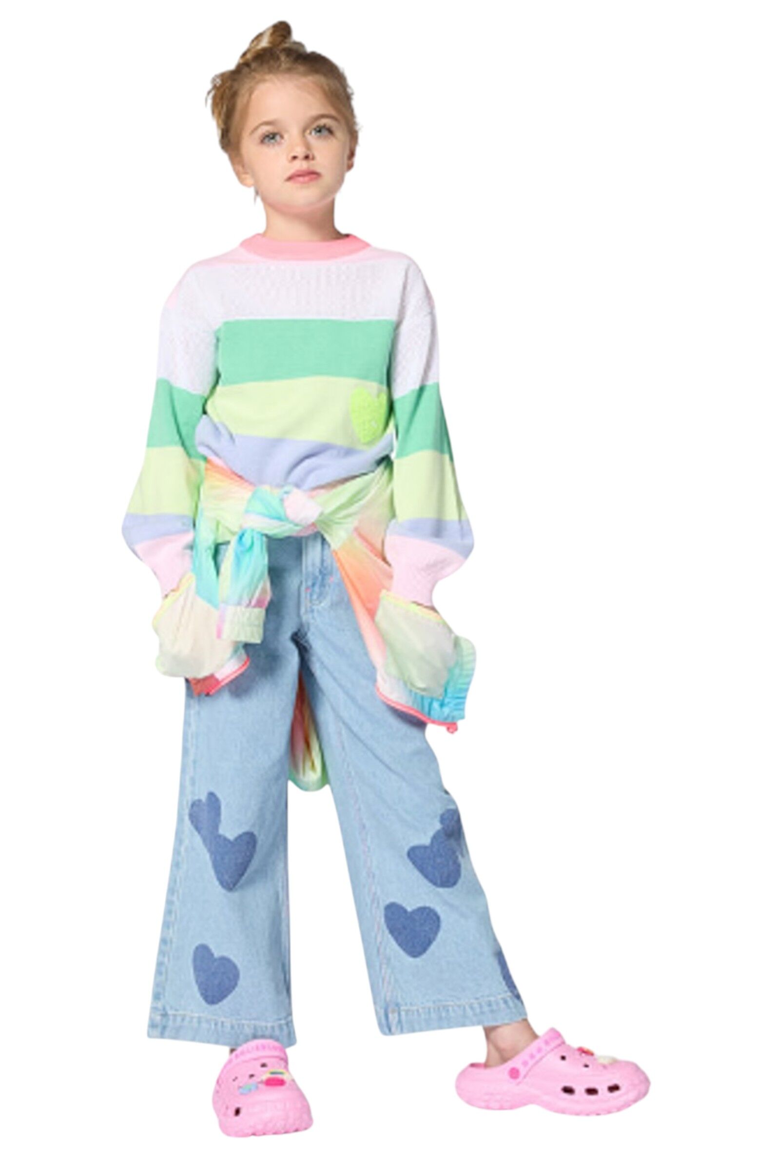 Джинсы дев. АРТ.U21877/Z18,гол,хл