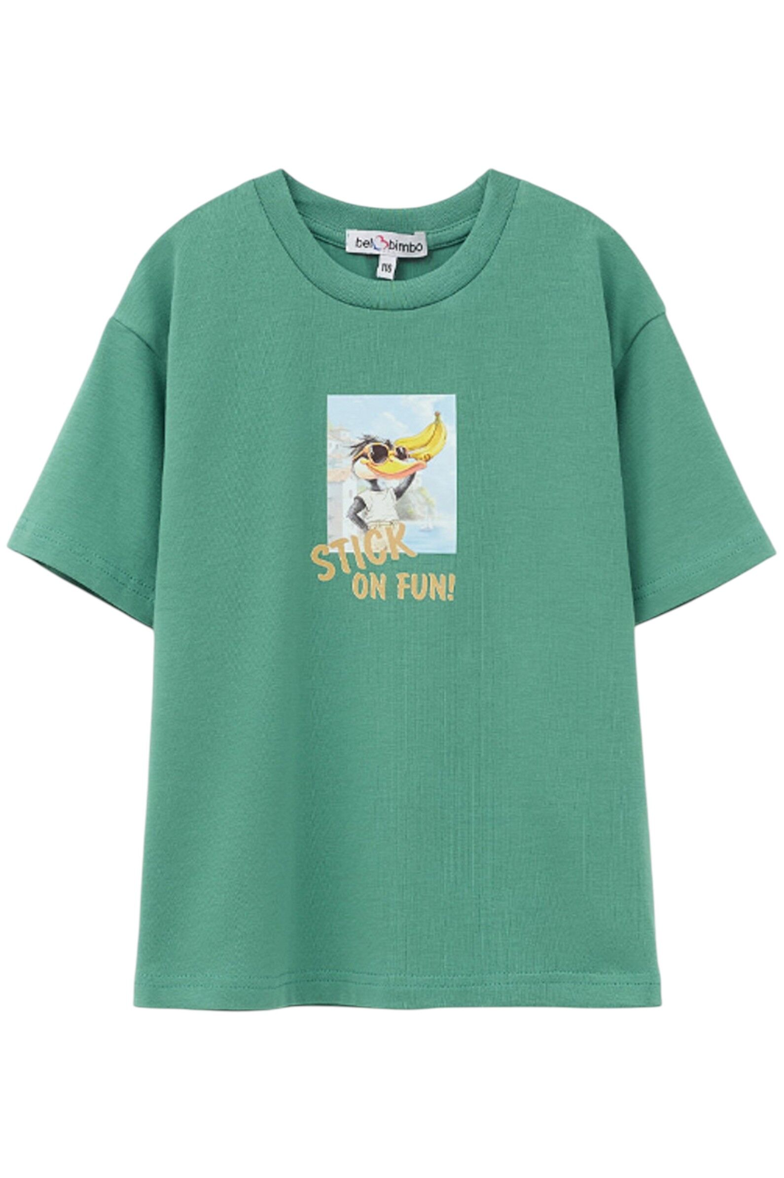 Футболка мал. АРТ.260105,зел,хл-эл