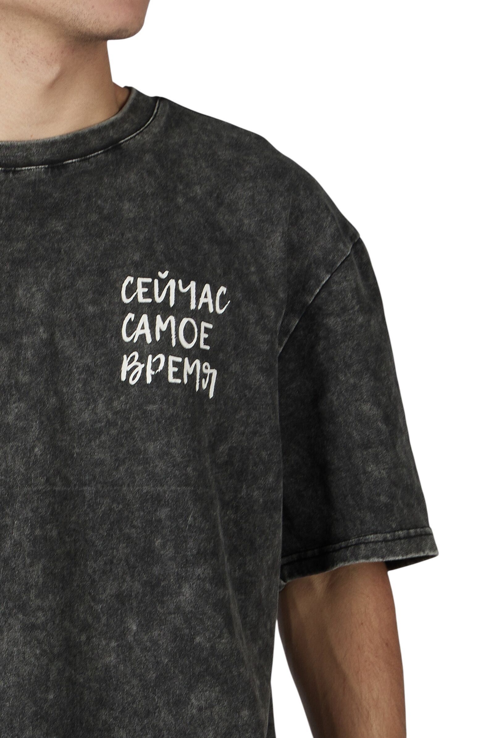 Футболка АРТ.B-TS36023,чер,хл