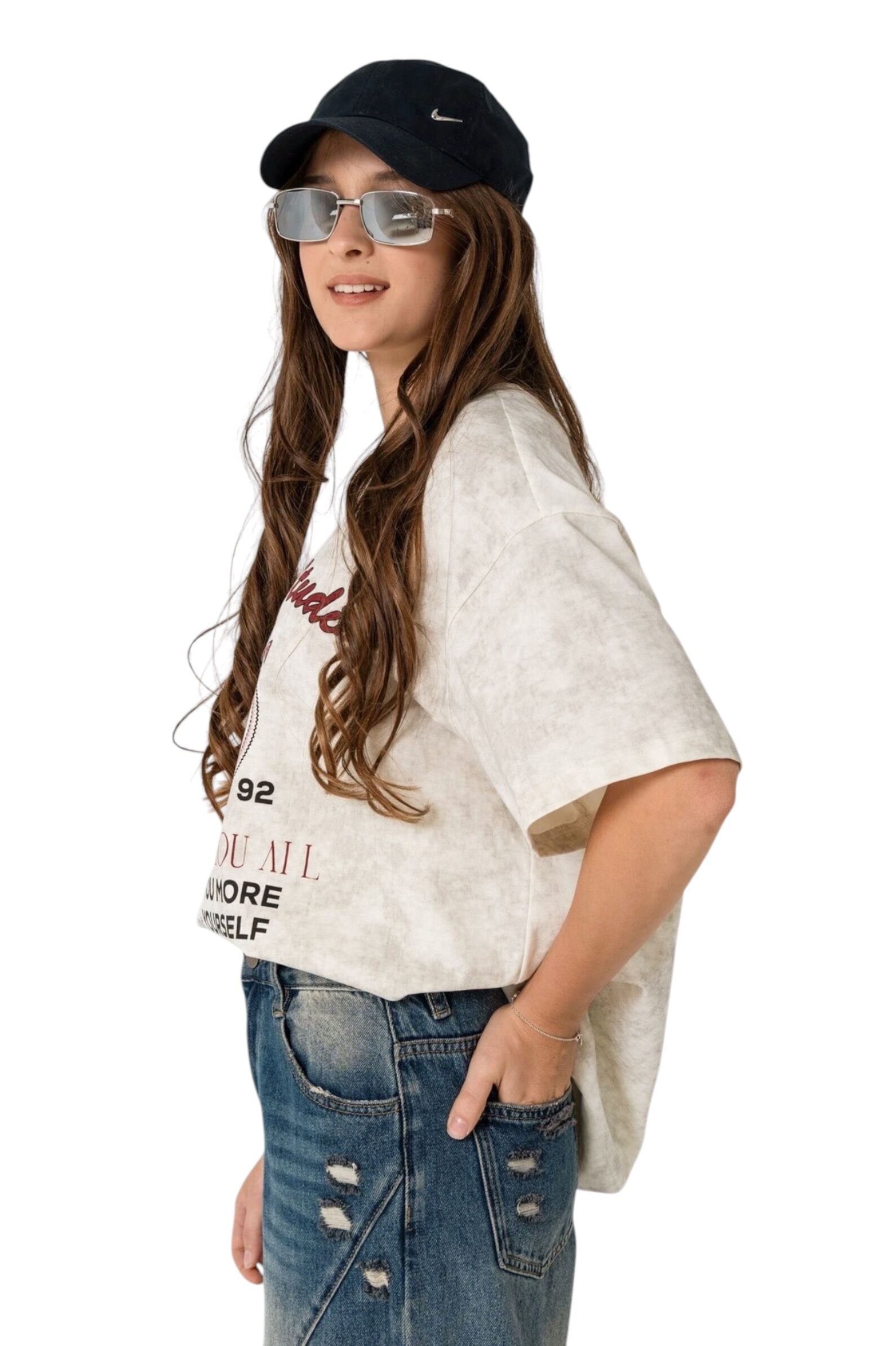 Футболка дев. АРТ.XS261684,беж,хл