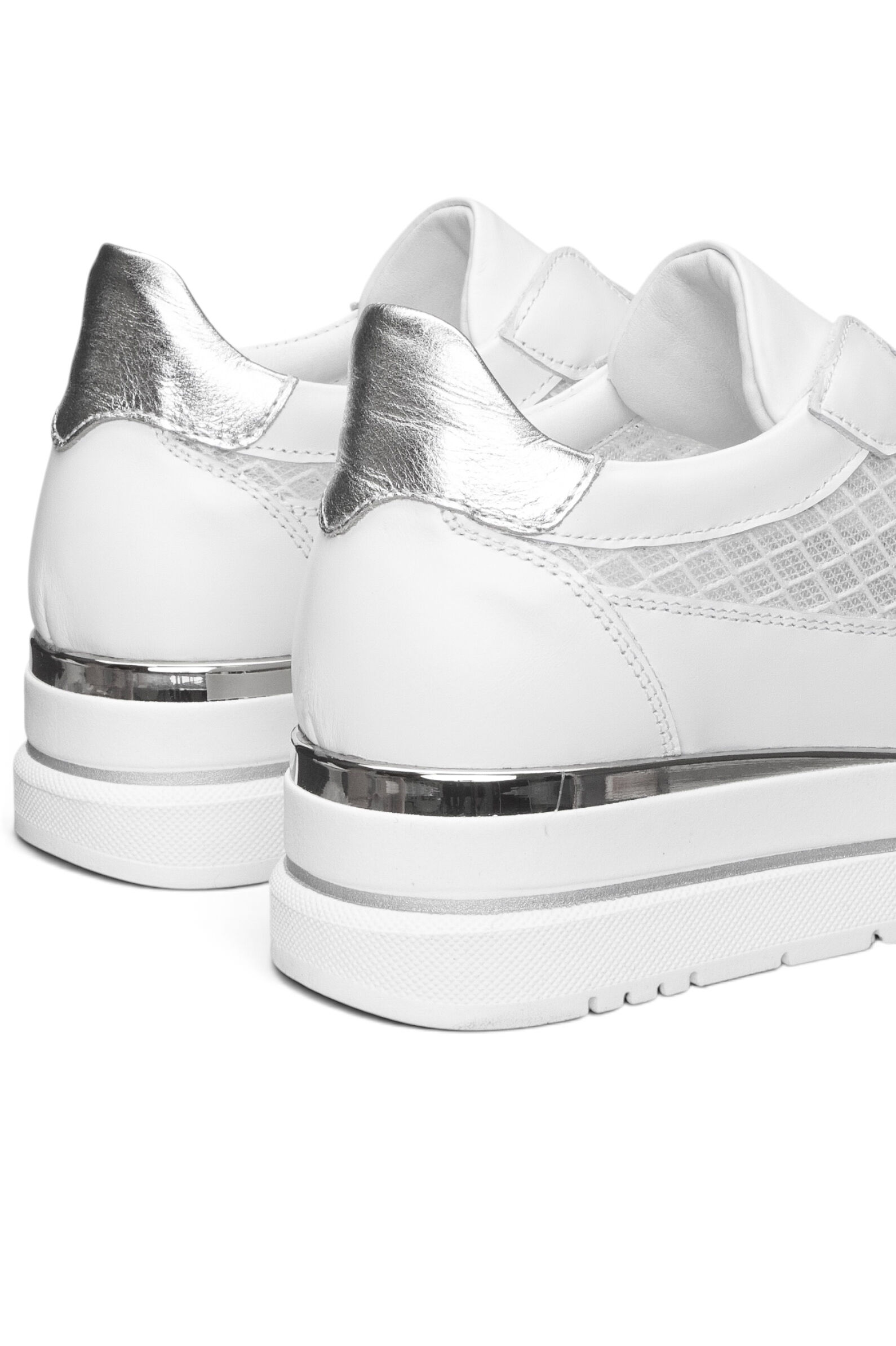 Кроссовки жен. АРТ.26YA-0067,бел,н.к-тек/н.к-тек