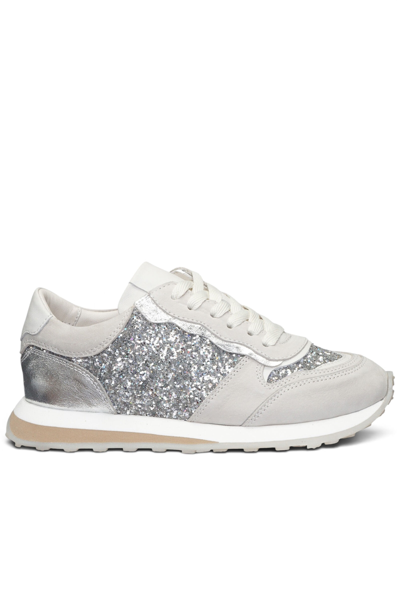 Кроссовки жен. АРТ.26YA-0090,сер,н.к-глит/н.к