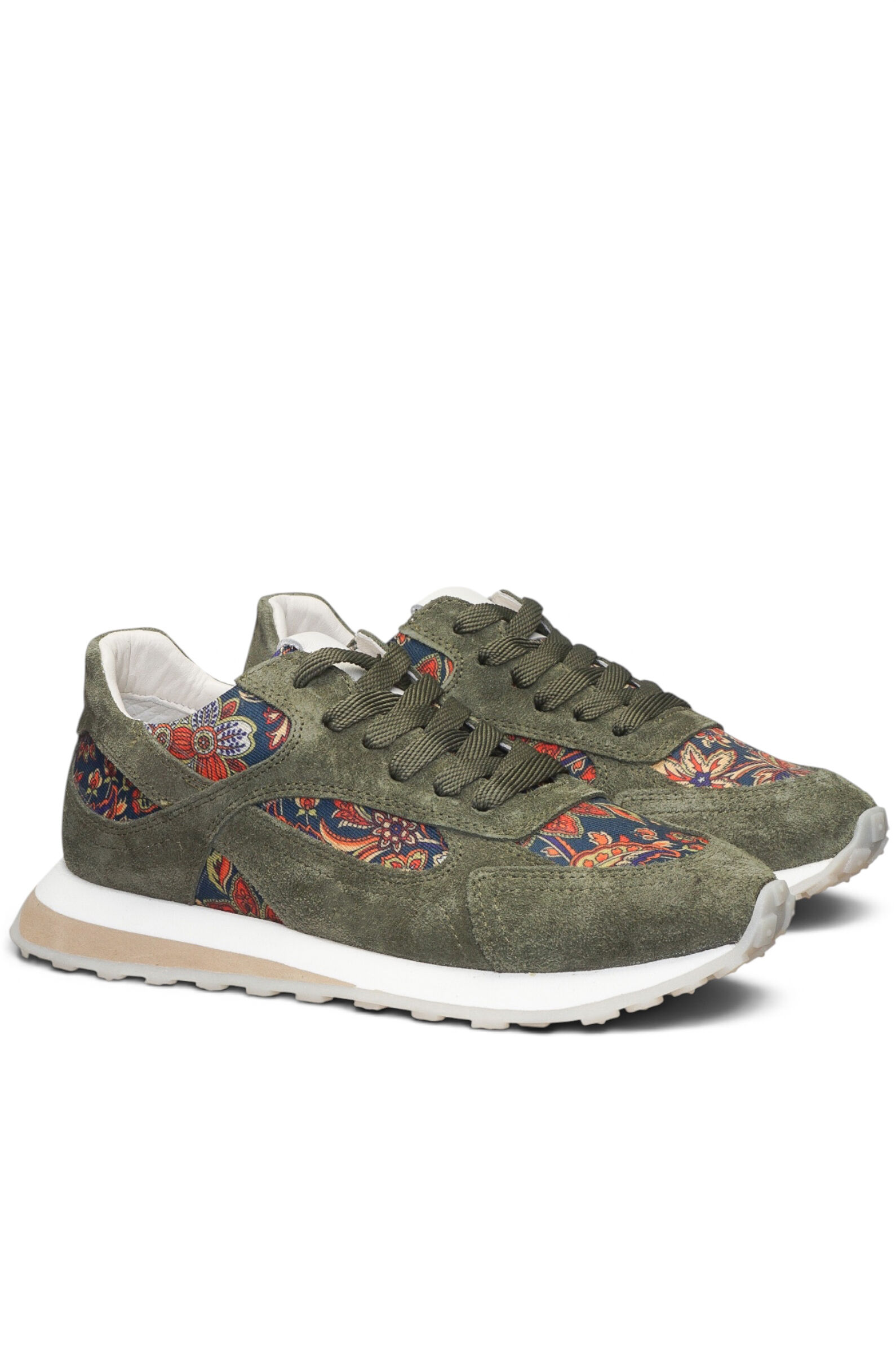 Кроссовки жен. АРТ.26YA-0122,зел-мул,н.з-тек/н.к