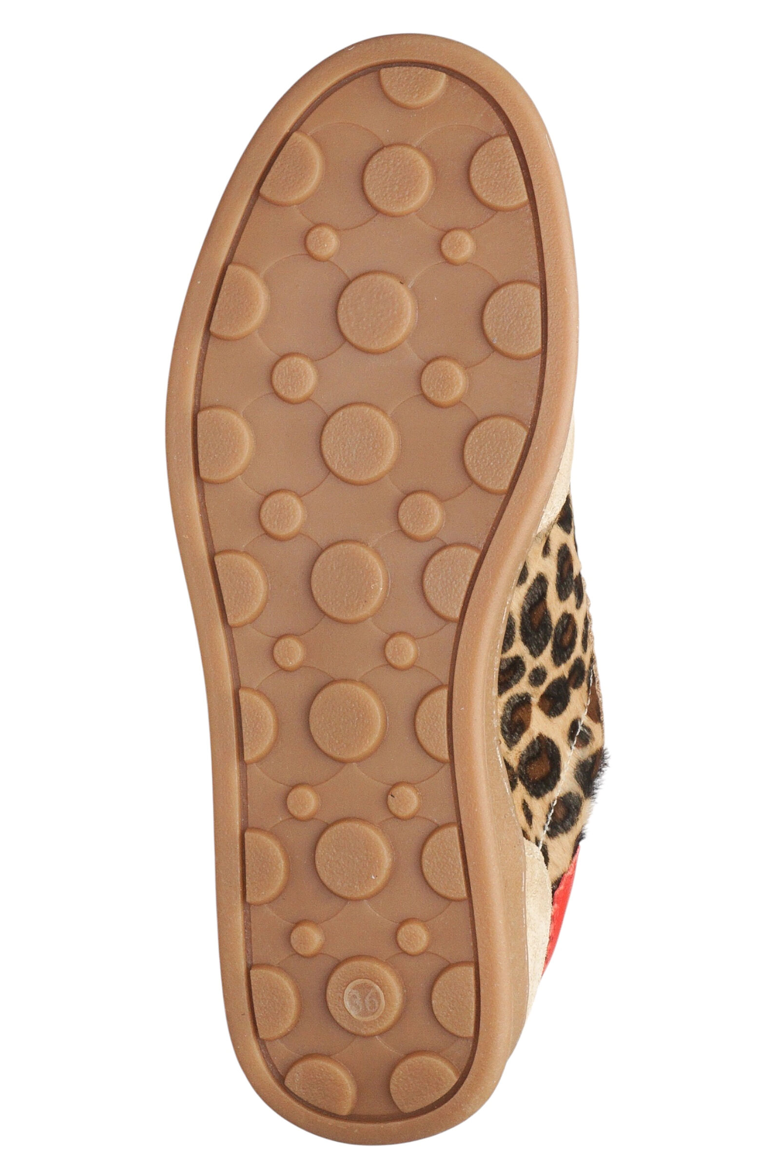 Кроссовки жен. АРТ.26YA-0204-T,беж-леоп,н.з-пони/н.к