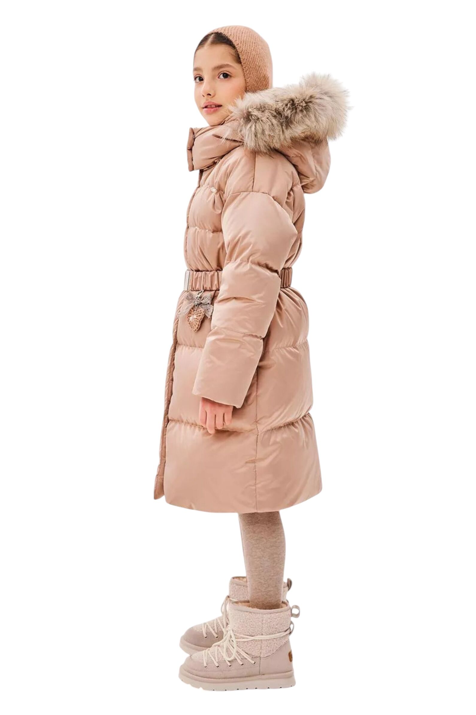 Куртка АРТ.1-084,беж,полиэф/полиэфир/пух-перо