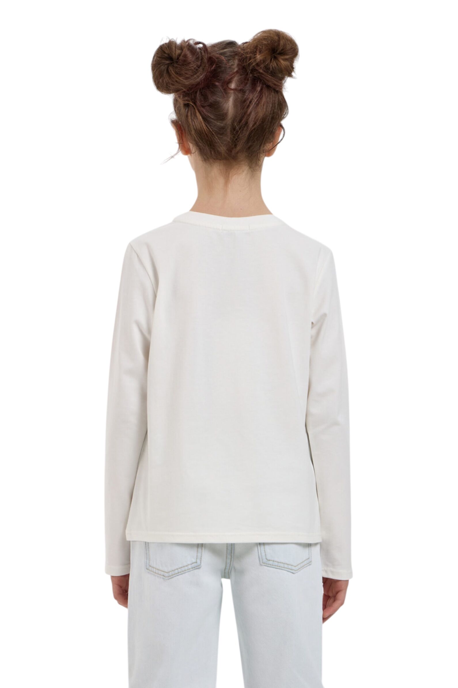 Лонгслив дев. АРТ.10.136,бел-мул,хл-эл