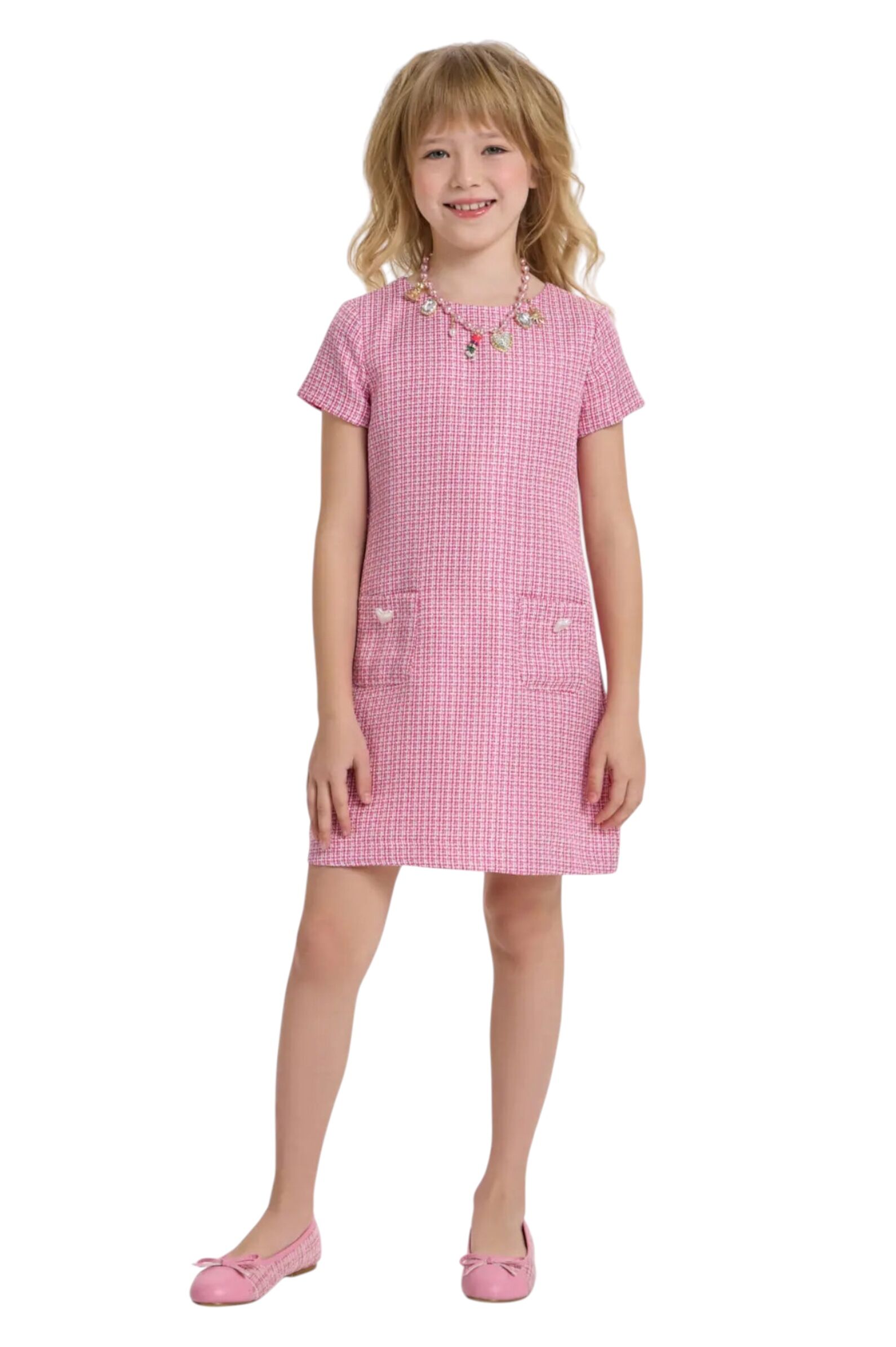 Платье дев. АРТ.54.134,роз,пэ/хл