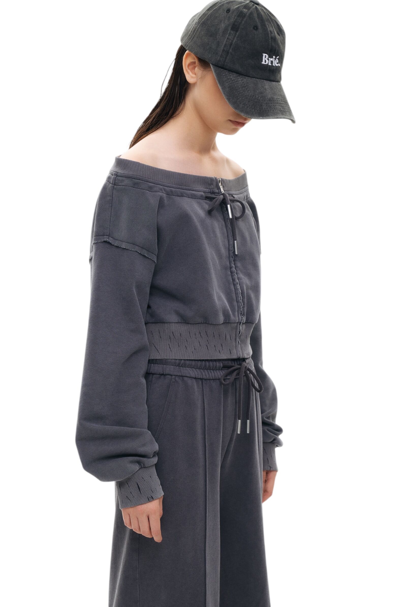 Толстовка дев. АРТ.AA235001,сер,хл